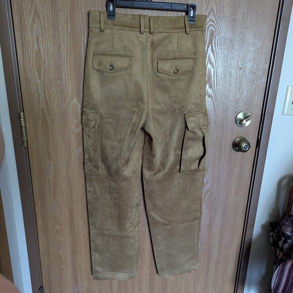 Banana Republic Vegan Suede Trouser Pants - Picture 2 of 4